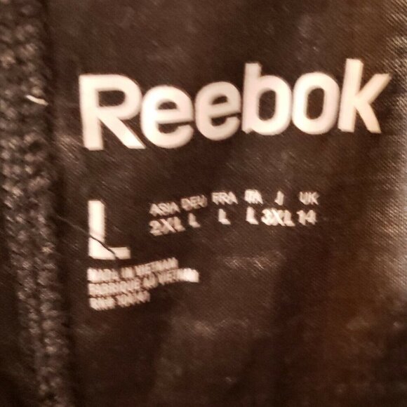 Reebok Womens Black Short Sleeve Oversized Burnout Top Large - Picture 6 of 7